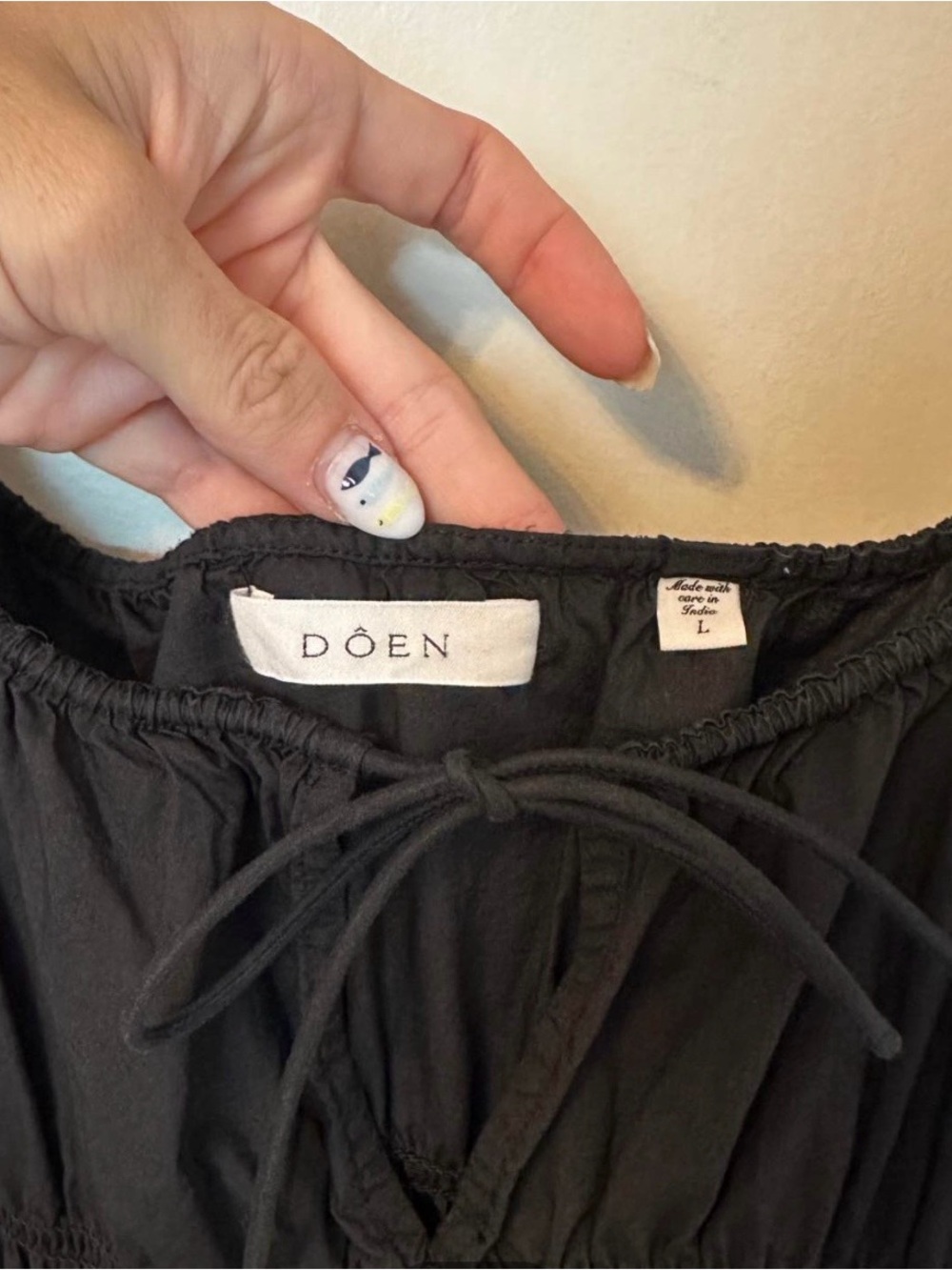 Doen Zulla Black Dress - Picture 3 of 4